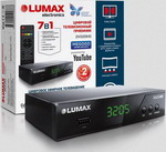 Цифровой телевизионный ресивер Lumax DV 3205 HD черный