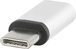 Адаптер-переходник Red Line Micro USB-Type-C серебристый