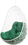 Кресло подвесное  Bigarden ``Easy``, белое, без стойки, зеленая подушка, EasyWhiteBSG, 2226906892671