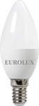 Лампа светодиодная Eurolux LL-E-C37-7W-230-2,7K-E14 (свеча, 7Вт, тепл., Е14) белый