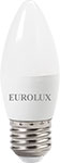 Лампа светодиодная Eurolux LL-E-C37-6W-230-4K-E27 (свеча, 6Вт, нейтр., Е27) белый