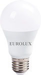 Лампа светодиодная Eurolux LL-E-A60-7W-230-2,7K-E27 (груша, 7Вт, тепл., Е27) белый