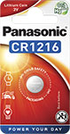 Батарейки дисковые литиевые Panasonic Lithium Power в блистере 1шт (CR-1216EL/1B)