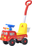 Детская каталка Everflo ``Пожарная машина`` ЕС-902Р red с родительской ручкой
