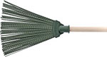 Метла Сибртех полипропиленовая, 215х280х1505 мм, круглая, деревянный черенок 63226