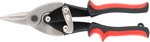 Ножницы по металлу Matrix 78330, 250 мм, пряморежущие, обрезиненные рукоятки