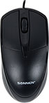 Мышь проводная Sonnen B61, USB, 1000 dpi, 2 кнопки колесо-кнопка, оптическая, черная, 513513