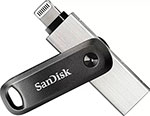 Флеш-накопитель Sandisk iXpand Go 128ГБ (USB3.0, Lightning) SDIX60N-128G-GN6NE